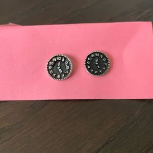 Clock earrings